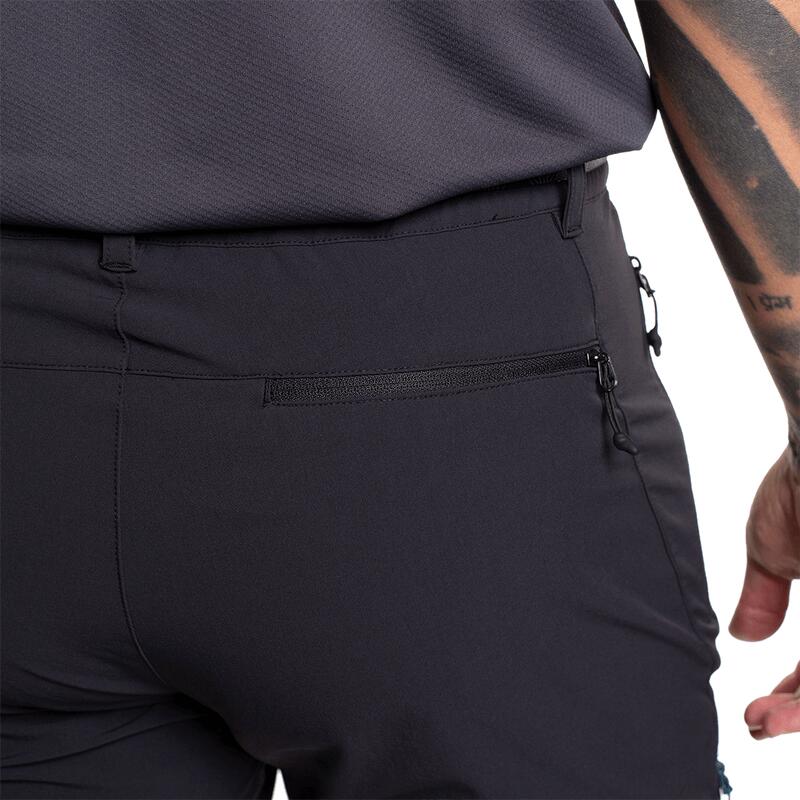 Pantalón para Hombre Trangoworld Kasu th Negro