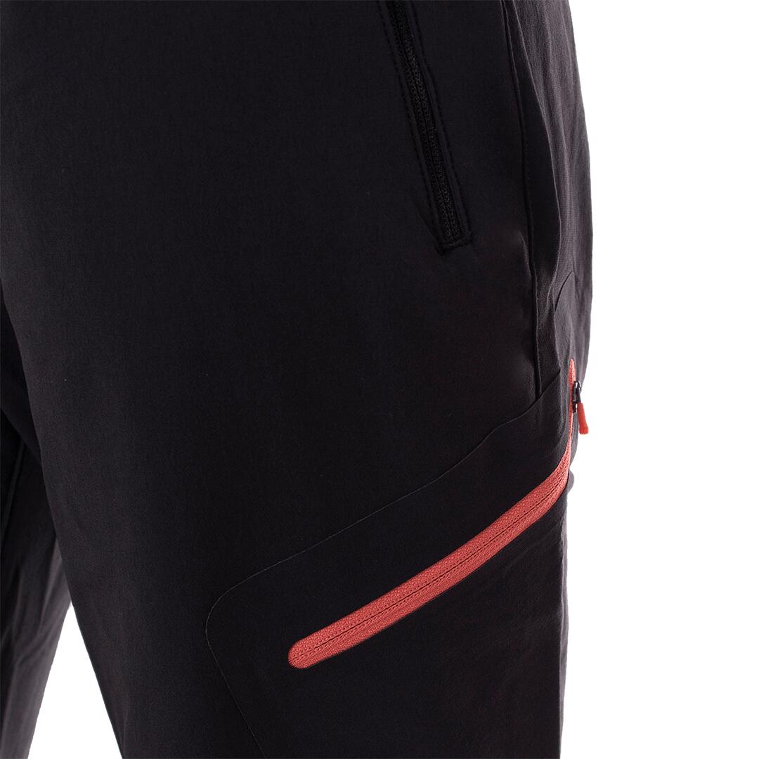 Pantalón para Mujer Trangoworld Luna th Negro/Naranja protección UV+30 2/3