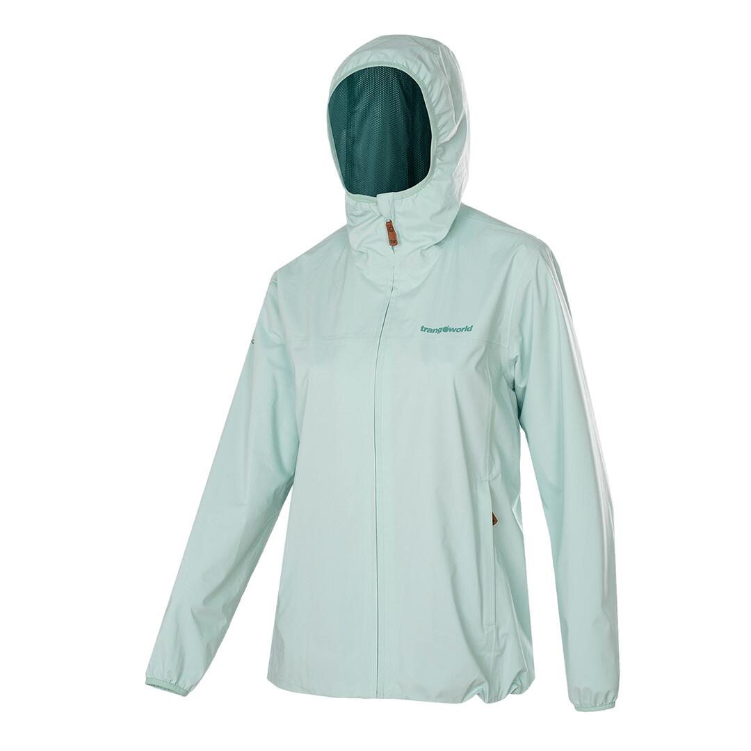 TRANGOWORLD Chubasquero para Mujer Trangoworld Tacora th Azul/Verde Impermeable