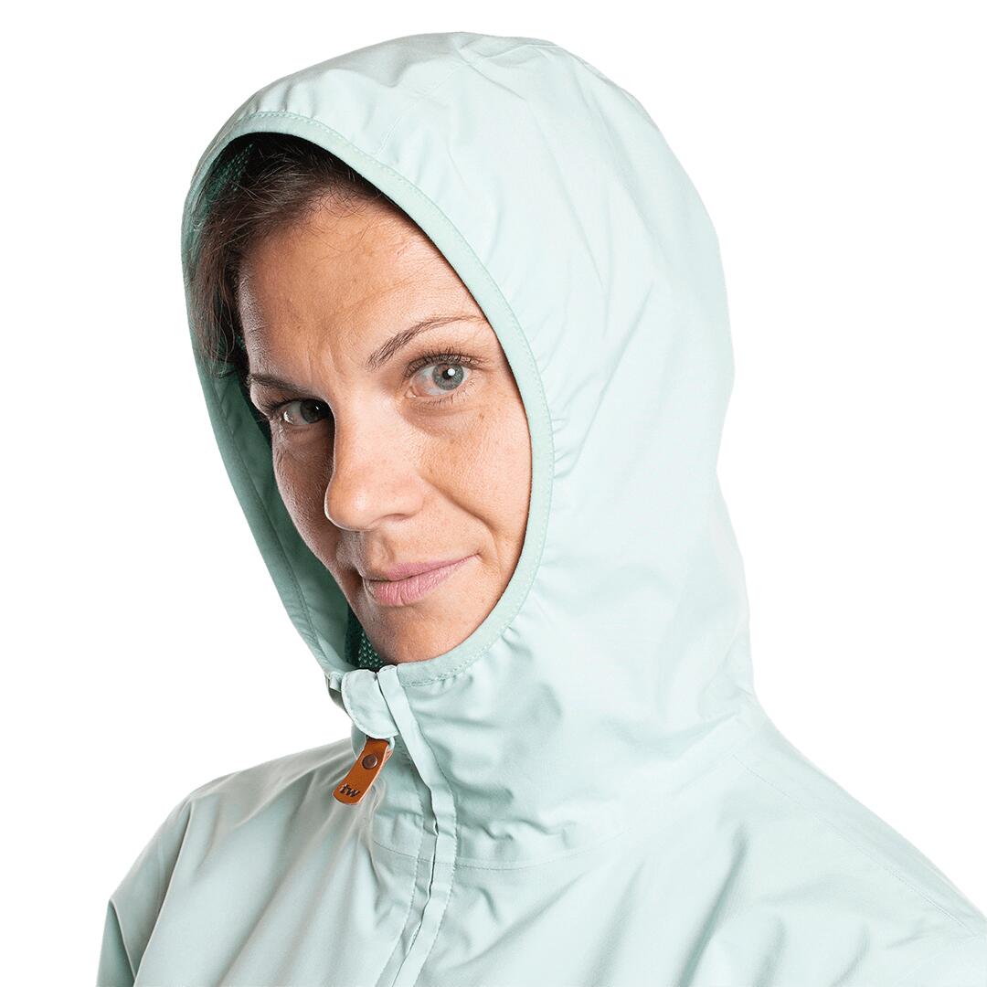 Chubasquero para Mujer Trangoworld Tacora th Azul/Verde Impermeable 5/6