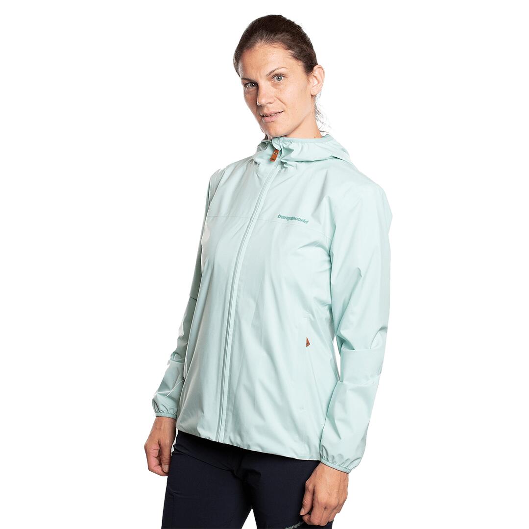 Chubasquero para Mujer Trangoworld Tacora th Azul/Verde Impermeable 3/6