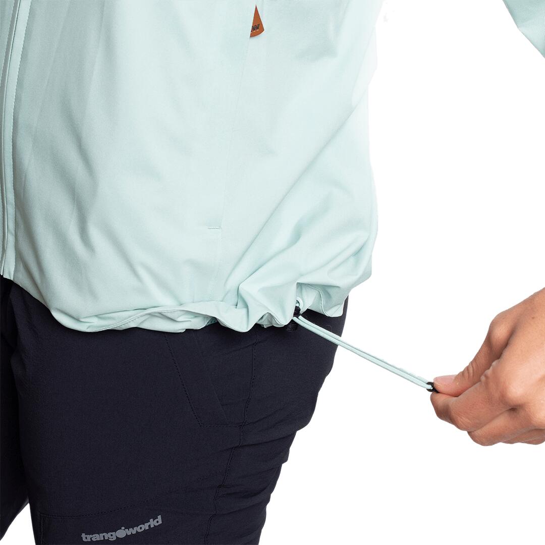 Chubasquero para Mujer Trangoworld Tacora th Azul/Verde Impermeable 6/6