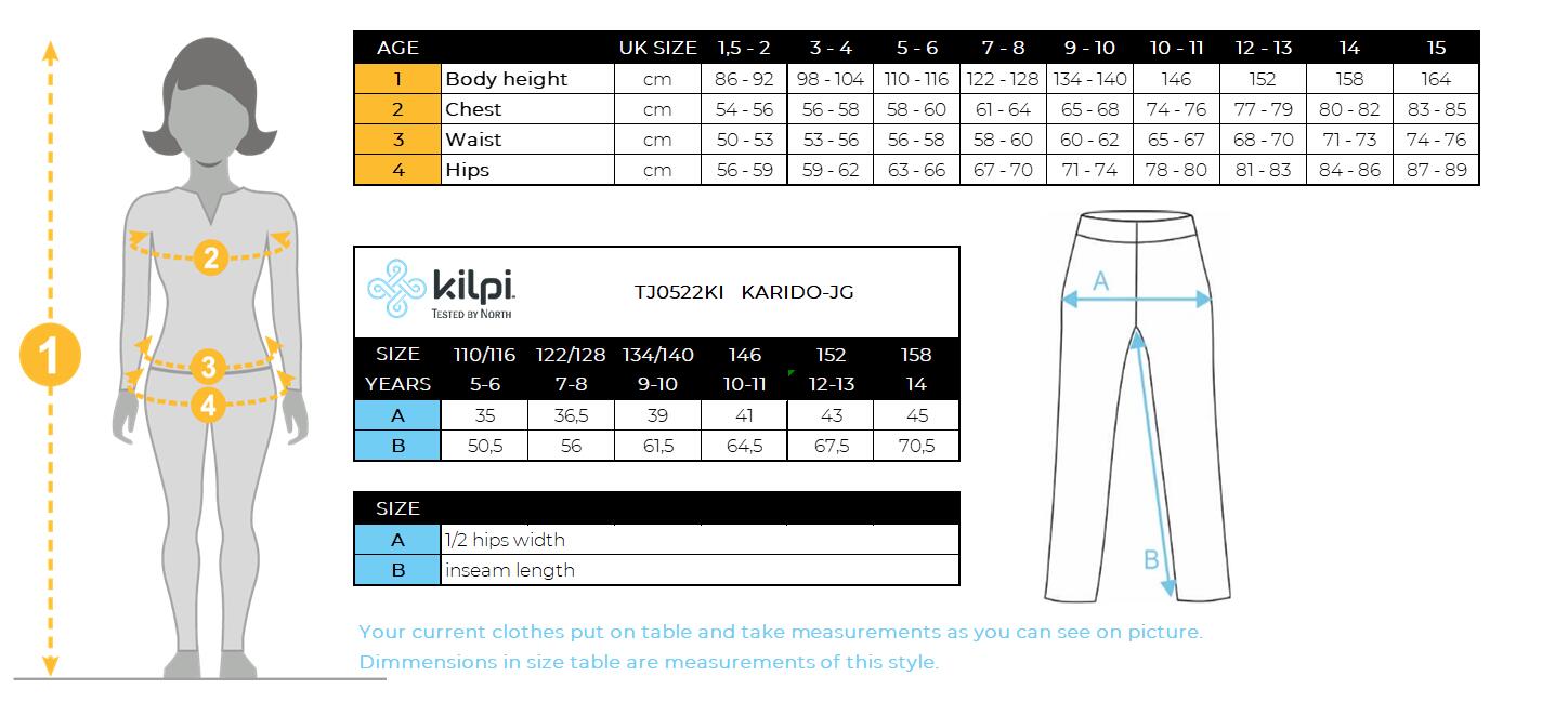 Meisjes outdoor broek kilpi KARIDO-JG 5/5