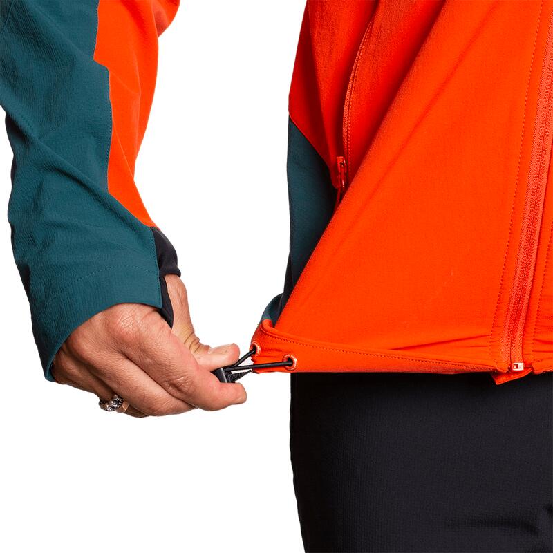 Chaqueta para Hombre Trangoworld Eighe Naranja/Negro/Azul