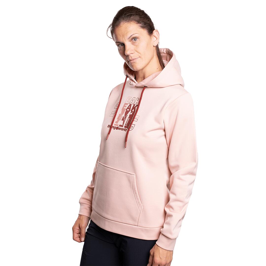 Sudadera para Mujer Trangoworld Sallena Rosa 3/6