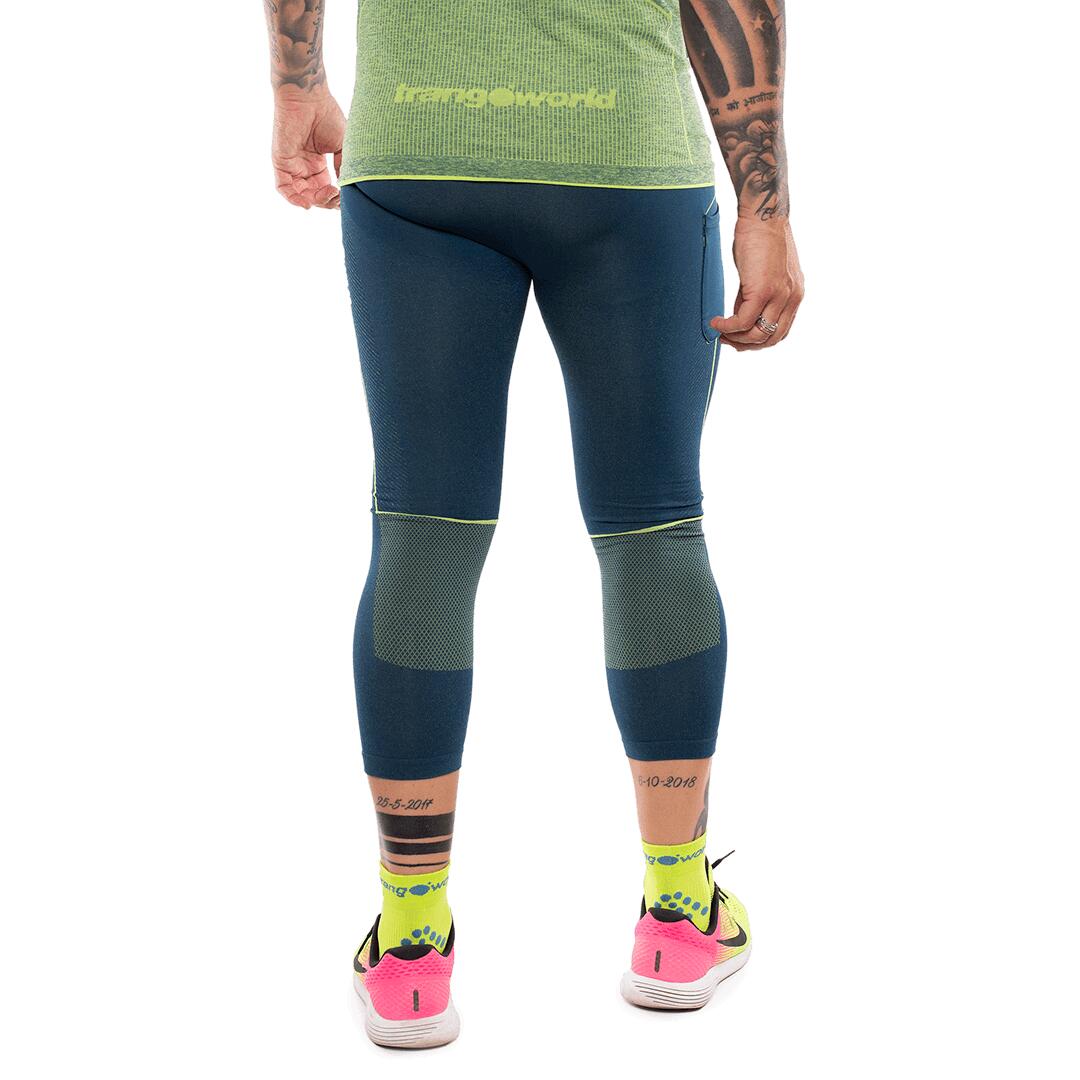Malla pirata de Trail Running para Hombre Trangoworld Termes Azul/Verde 4/6
