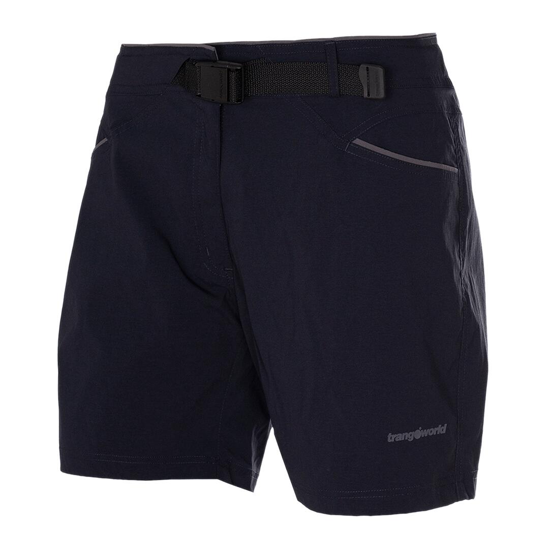 TRANGOWORLD Pantalones cortos para Mujer Trangoworld Maladeta vn Negro/Gris protección UV+30