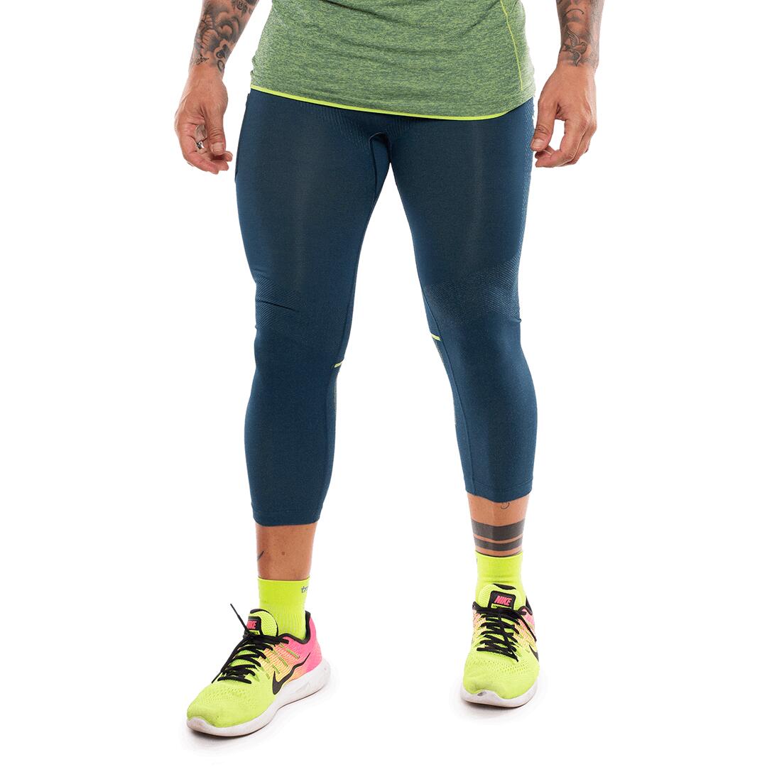 Malla pirata de Trail Running para Hombre Trangoworld Termes Azul/Verde 3/6