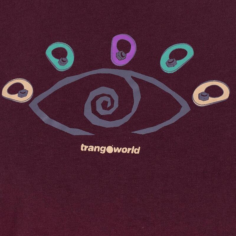 Camiseta de manga corta para Mujer Trangoworld Salba Gris