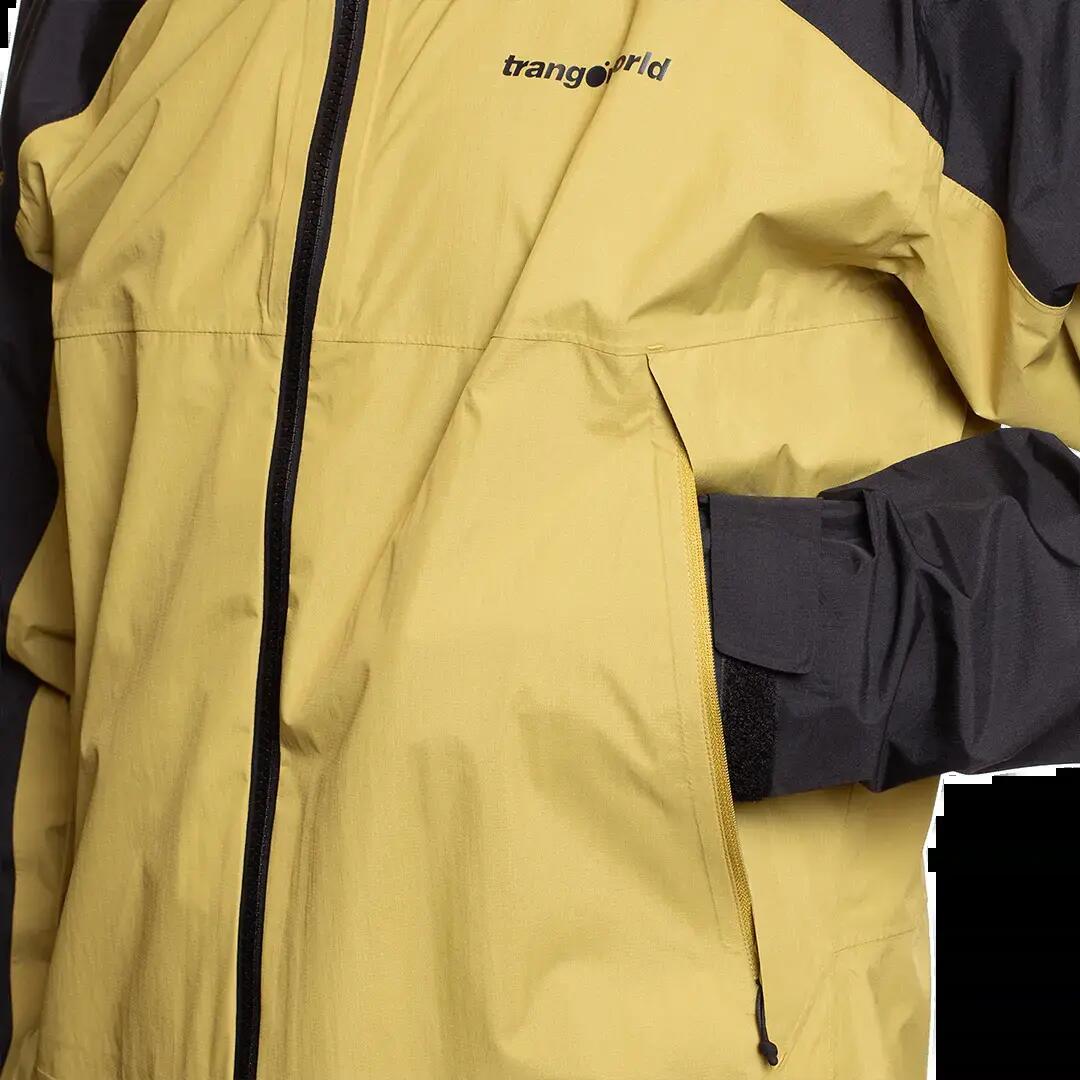 Chaqueta para Hombre Trangoworld Kilimanjaro Marrón/Gris/Negro Impermeable 6/7