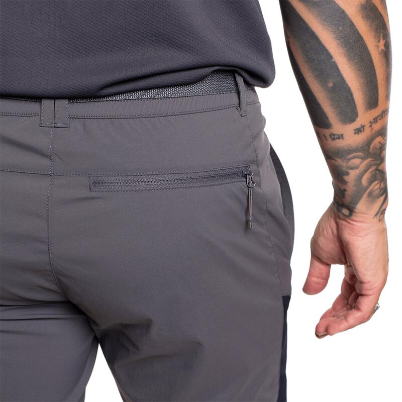 Pantalón para Hombre Trangoworld Cirat Gris/Negro