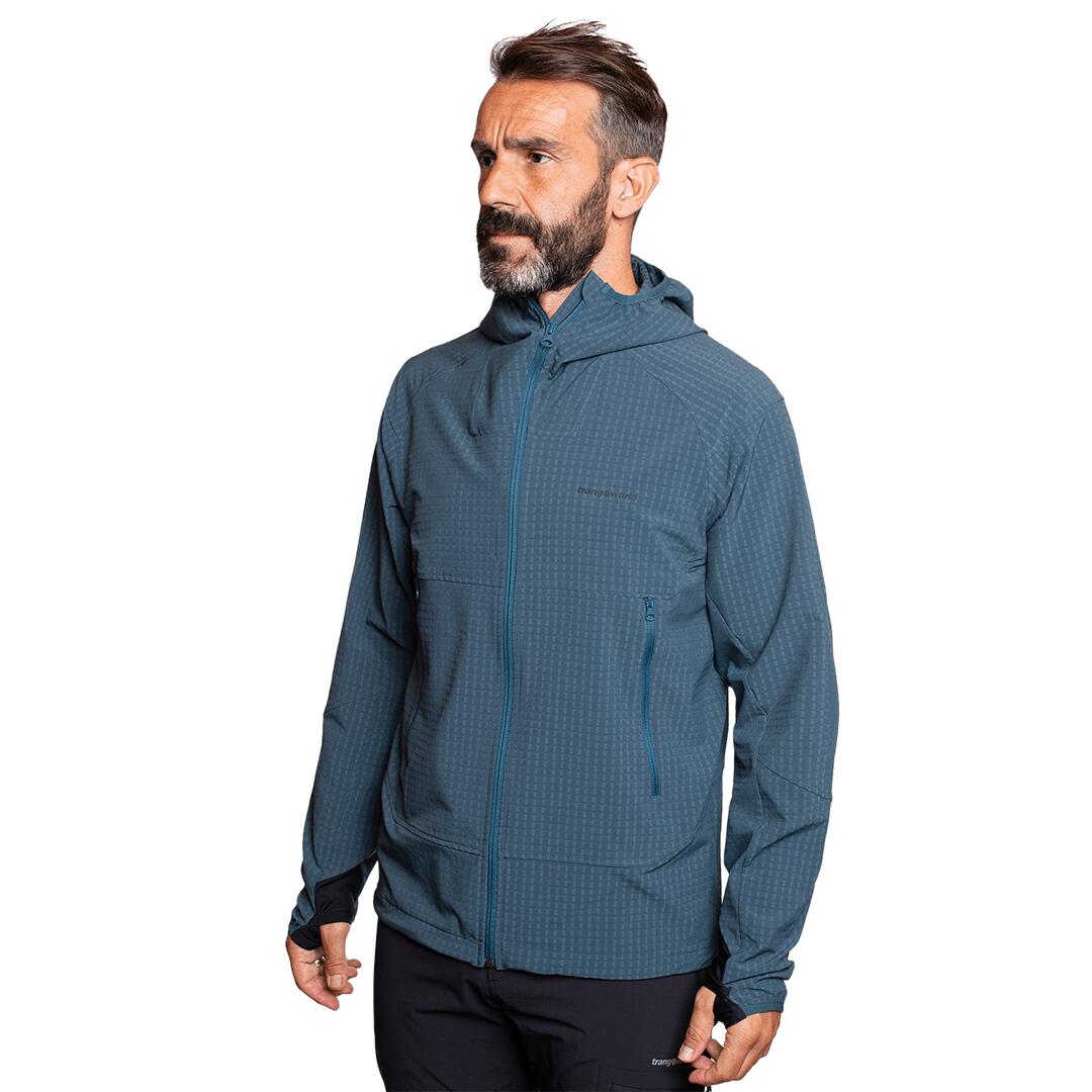 Softshell para Hombre Trangoworld Chamar Azul/Negro 3/7