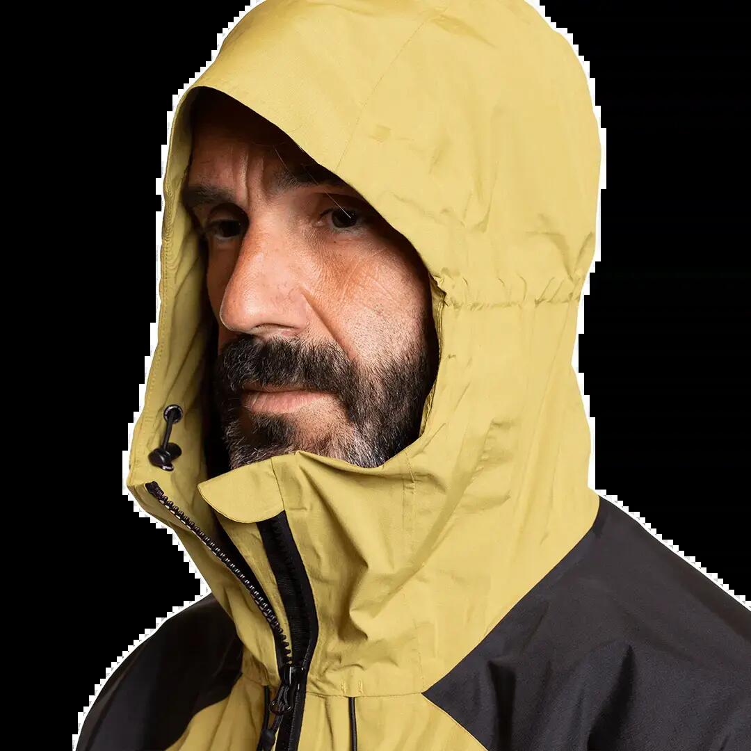 Chaqueta para Hombre Trangoworld Kilimanjaro Marrón/Gris/Negro Impermeable 5/7