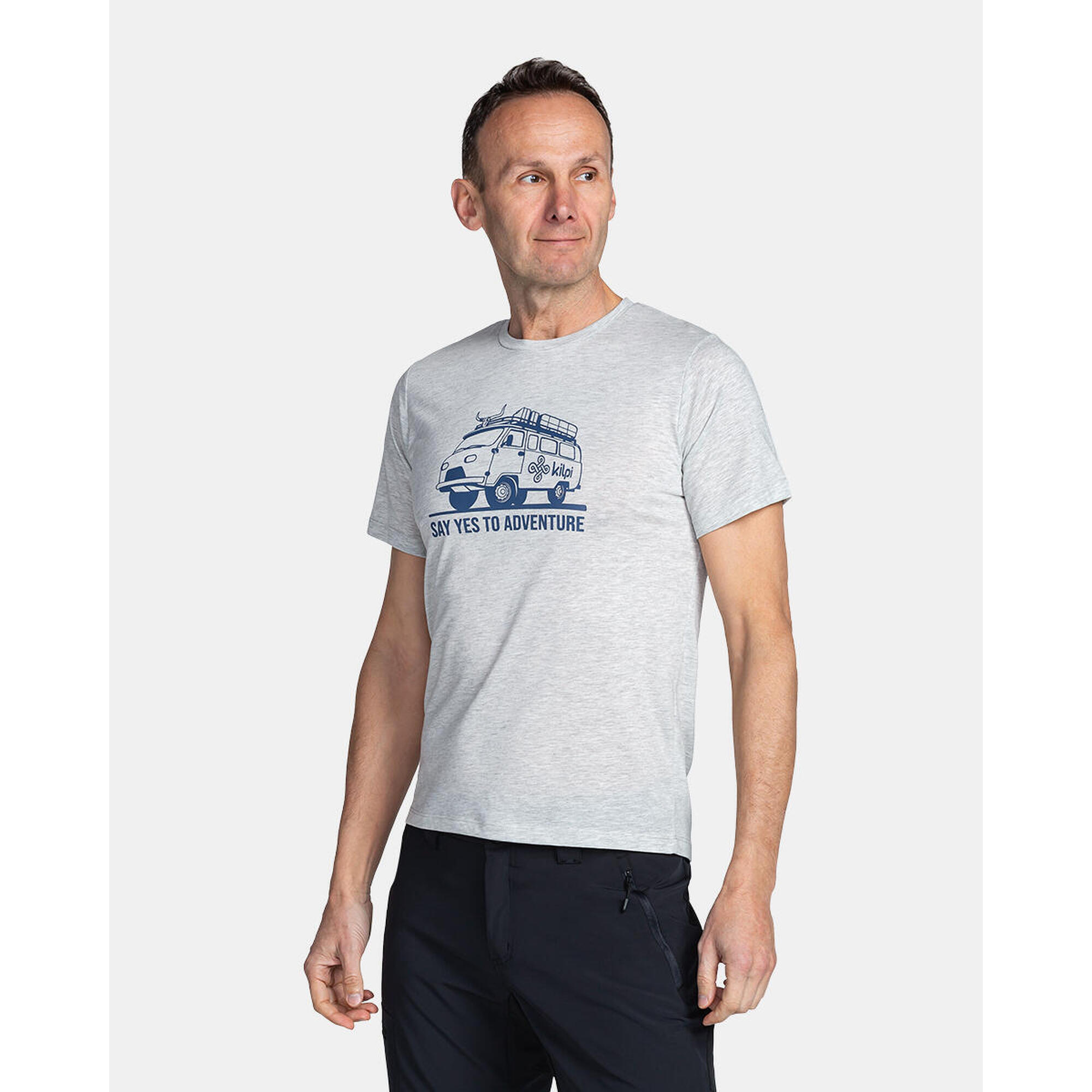 Kilpi - T-shirt Technique Homme Kilpi Garove-m - Maillot Manches Courtes - Gris - S - Decathlon