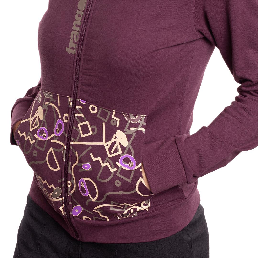 Sudadera con cremallera para Mujer Trangoworld Rozes Gris 6/6