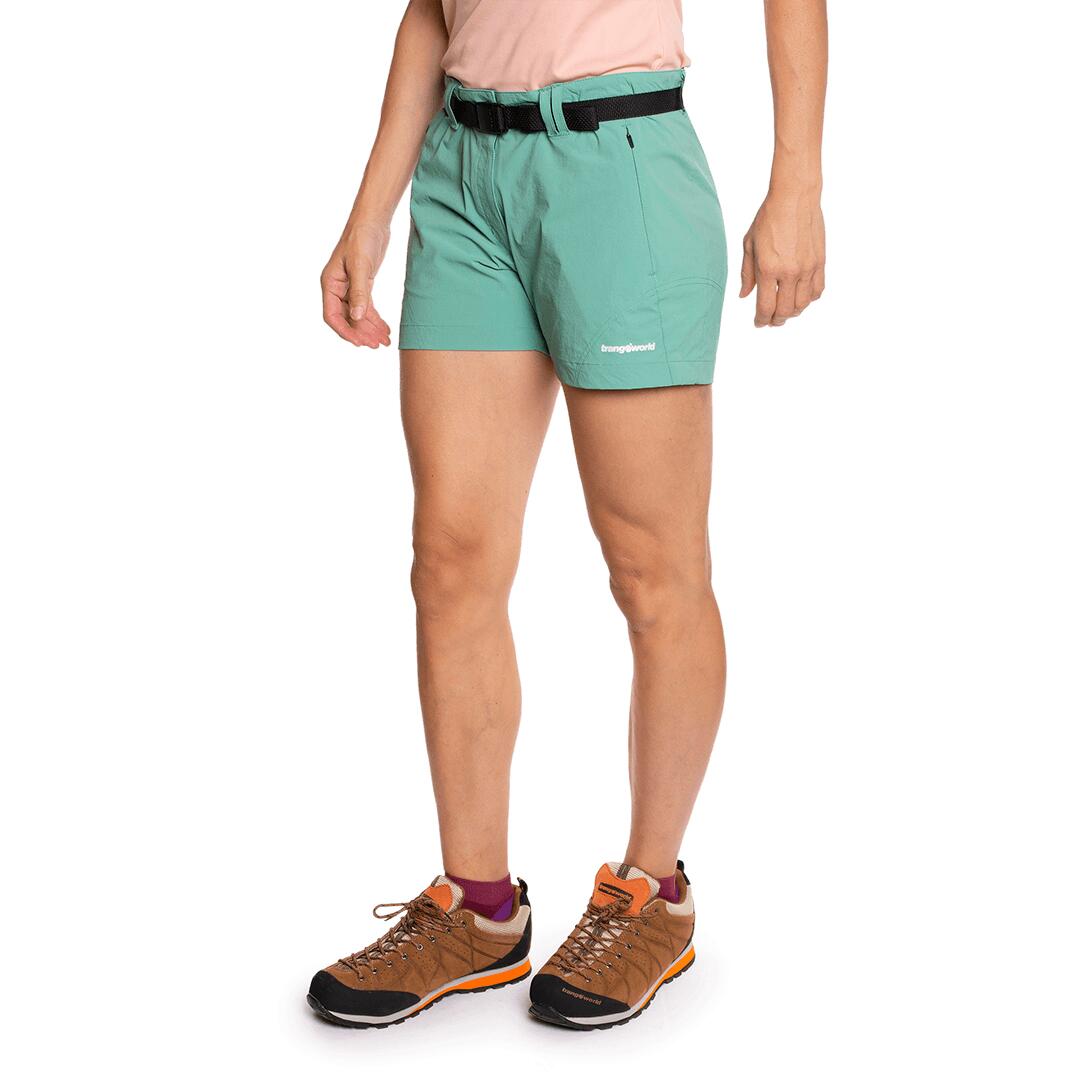 Pantalones cortos para Mujer Trangoworld Bamba Verde 3/6