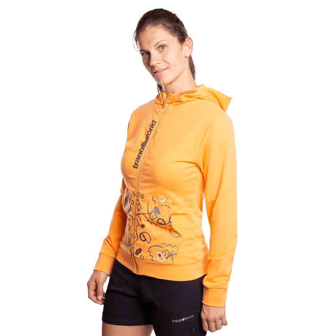 Sudadera con cremallera para Mujer Trangoworld Rozes Rosa 3/6