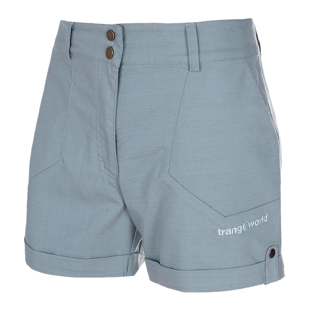 TRANGOWORLD Pantalón corto para Mujer Trangoworld Andraz Gris/Negro