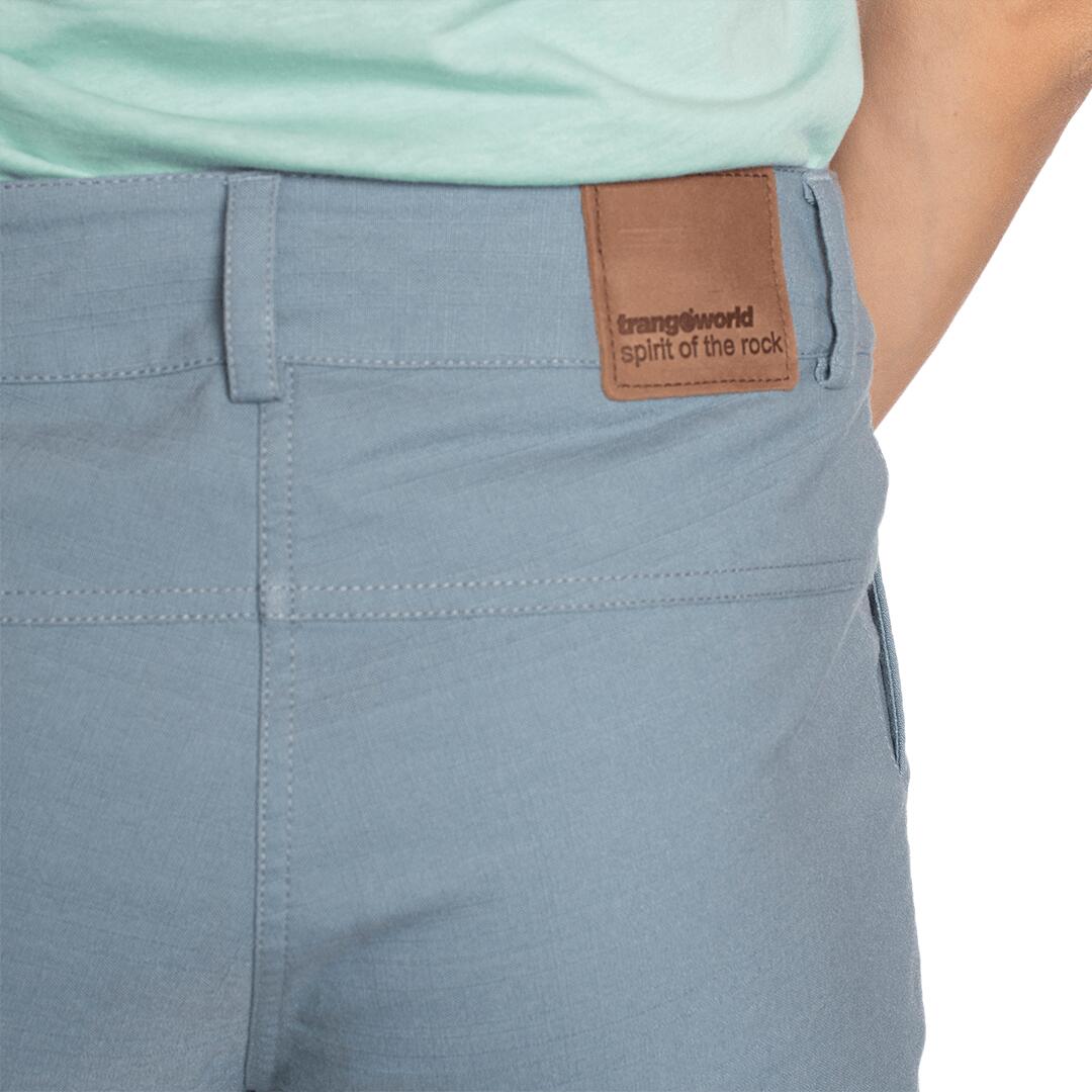 Pantalones cortos para Mujer Trangoworld Andraz Gris/Negro 6/6