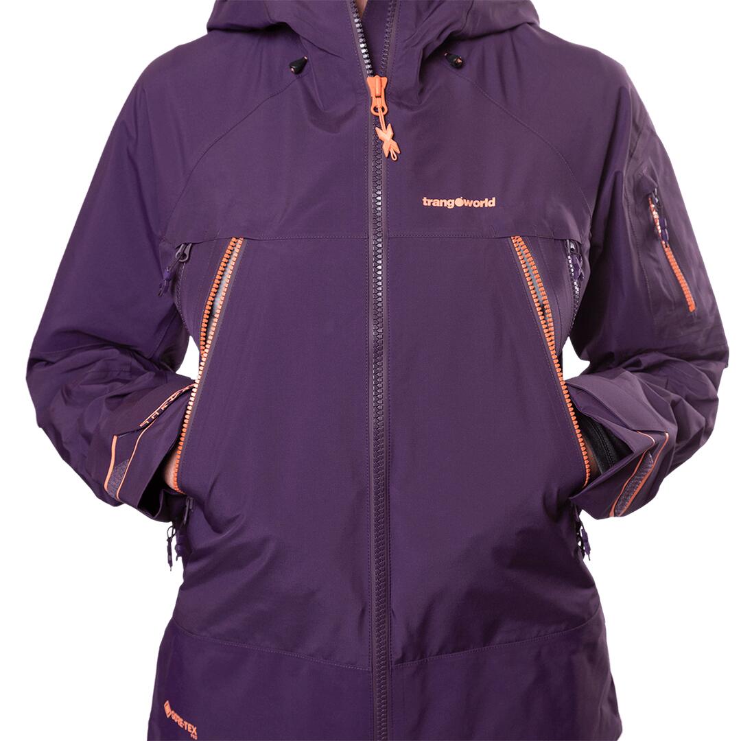 Chaqueta para Mujer Trangoworld Trx2 shell wm pro Morado/Rosa/Negro Impermeable 5/7