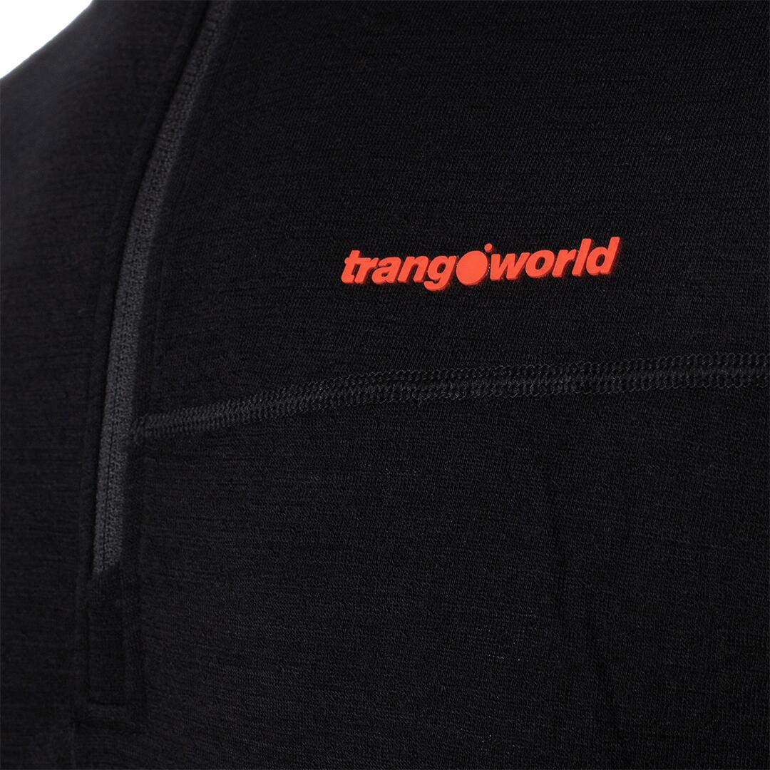 Camiseta térmica manga larga para Hombre Trangoworld Trx2 wool pro vd Negro 2/7