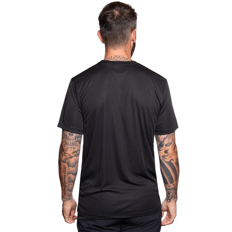 Camiseta de manga corta para Hombre Trangoworld Cajo th Negro