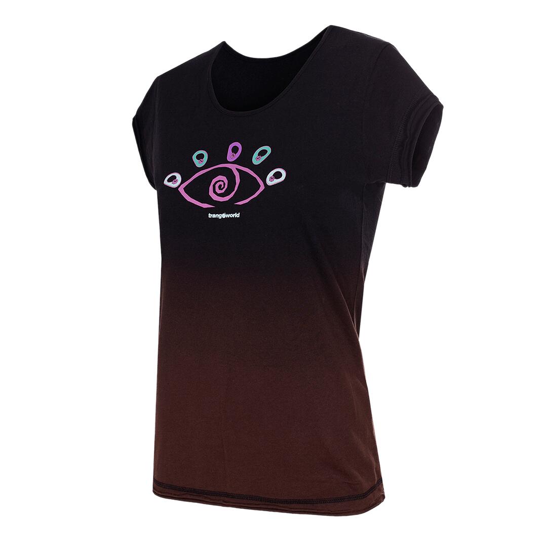 TRANGOWORLD Camiseta de manga corta para Mujer Trangoworld Salba Negro