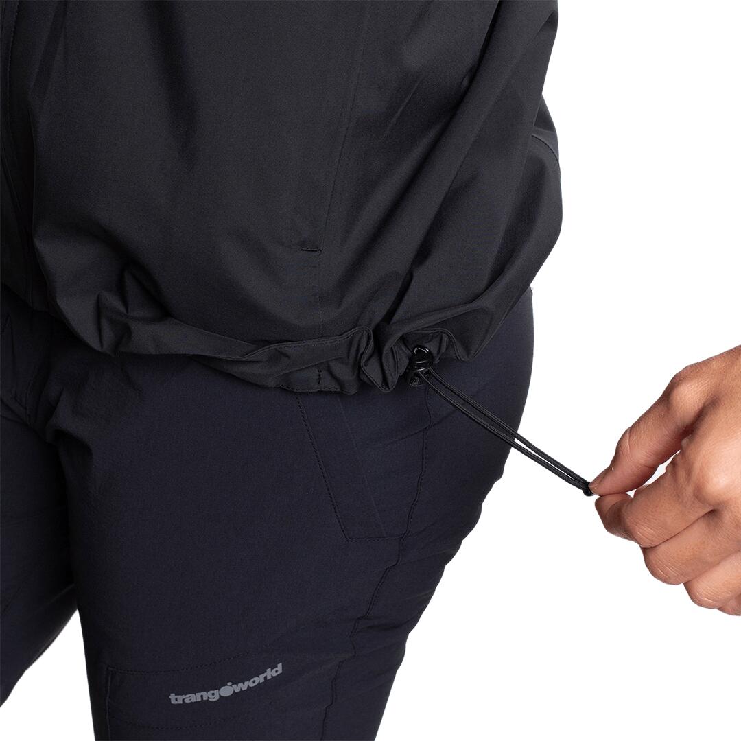 Chubasquero para Mujer Trangoworld Tacora th Negro/Negro Impermeable 6/6