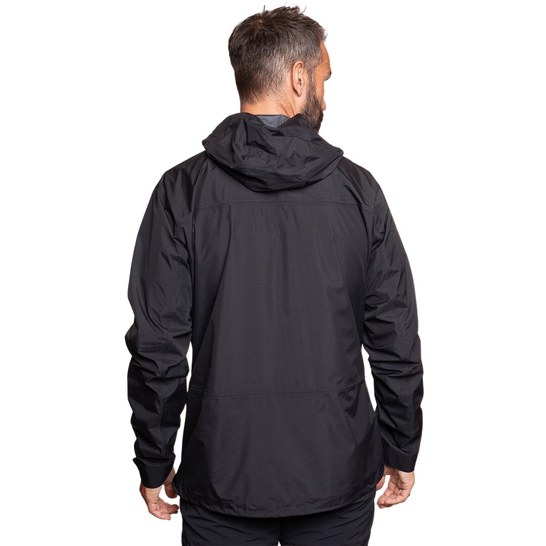 Chaqueta para Hombre Trangoworld Kilimanjaro Negro/Gris Impermeable Transpirable 4/7