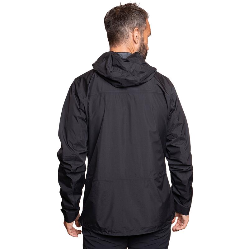 Chaqueta para Hombre Trangoworld Kilimanjaro Negro/Gris Impermeable Transpirable