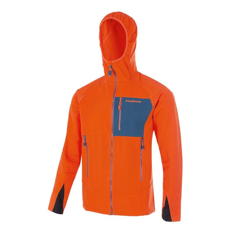 Softshell para Hombre Trangoworld Trx2 dura pro Naranja/Azul