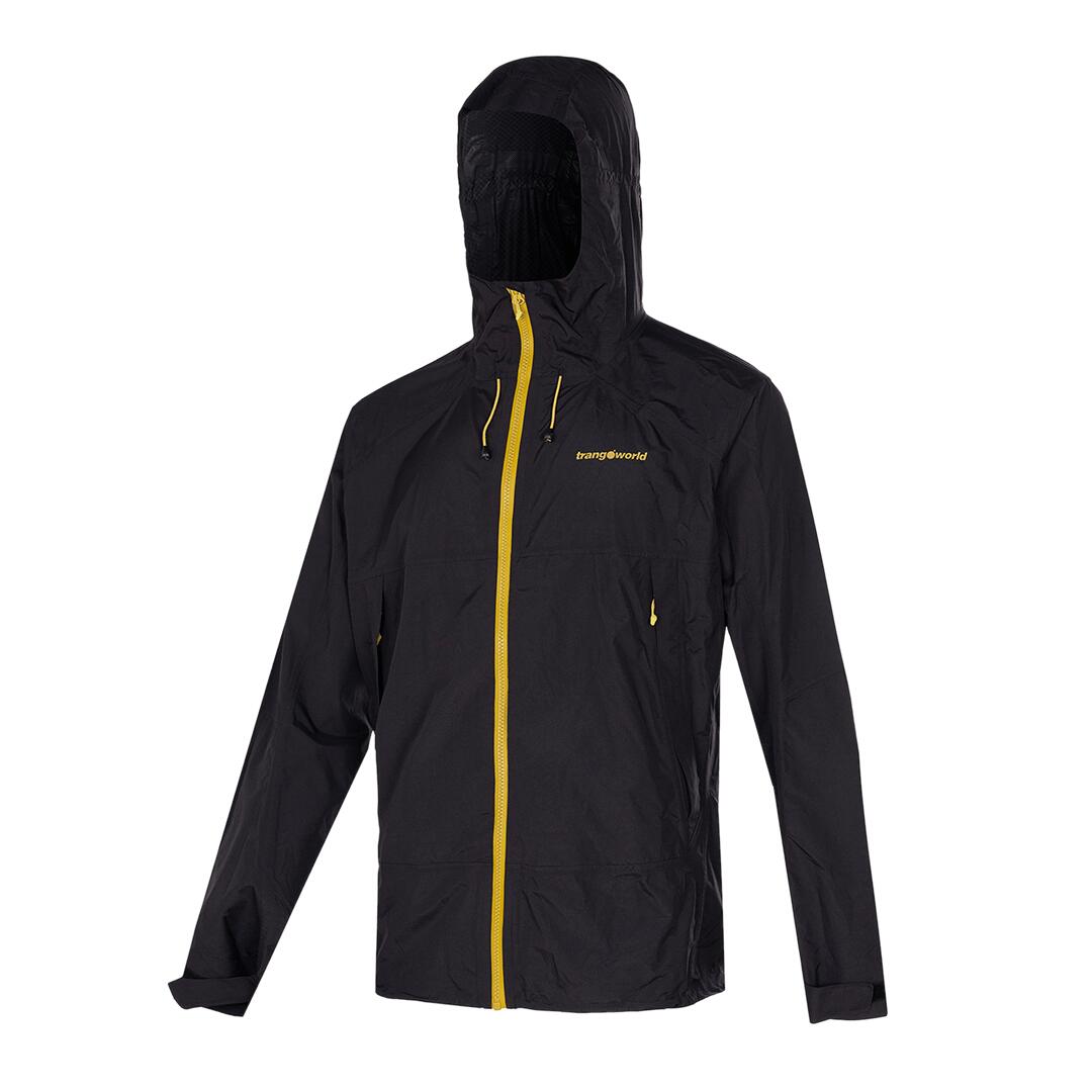 TRANGOWORLD Chaqueta para Hombre Trangoworld Kilimanjaro Negro/Gris Impermeable Transpirable
