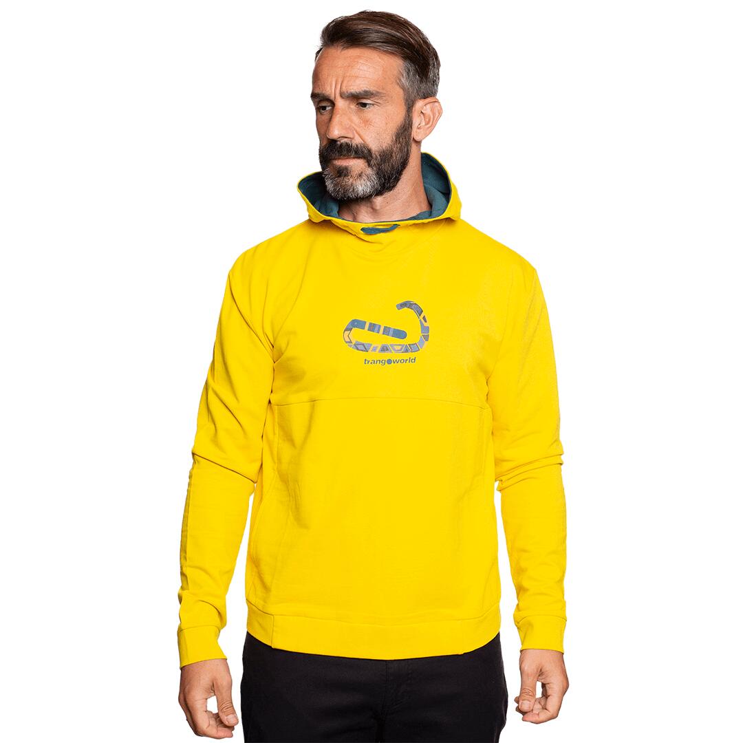 Sudadera para Hombre Trangoworld Kaoko Naranja/Azul 3/6