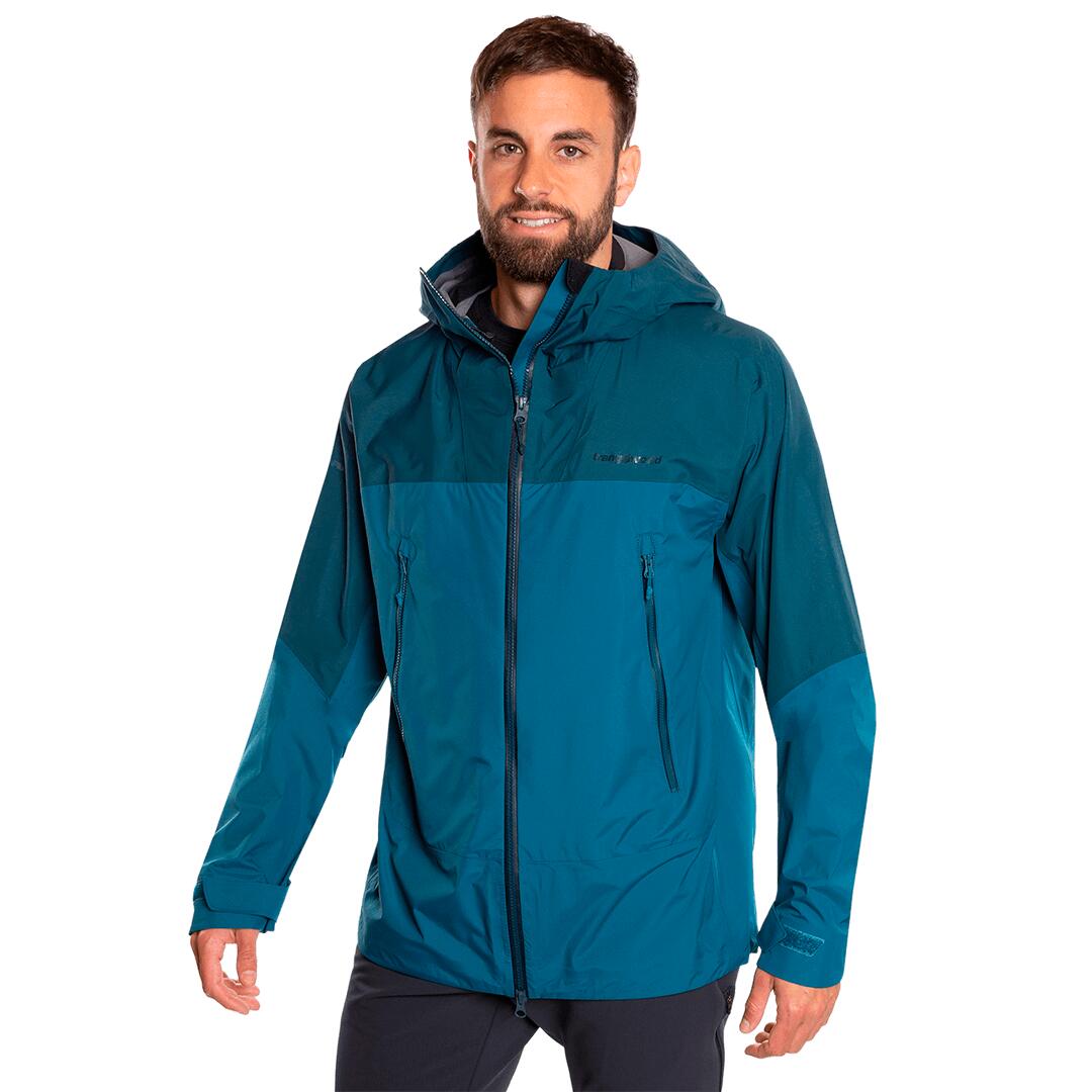 Chaqueta para Hombre Trangoworld Lunkho Azul/Azul Impermeable 3/7