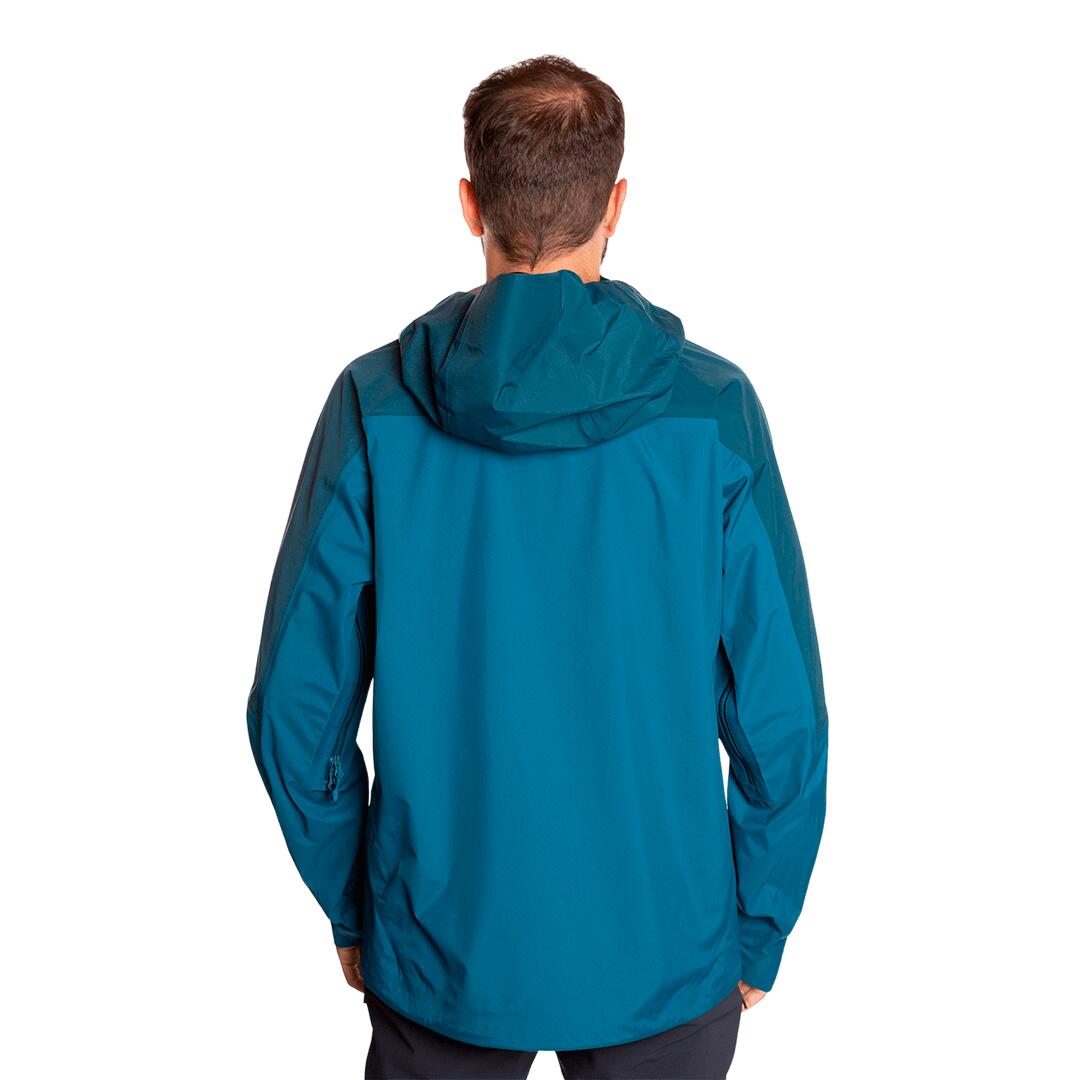 Chaqueta para Hombre Trangoworld Lunkho Azul/Azul Impermeable 4/7