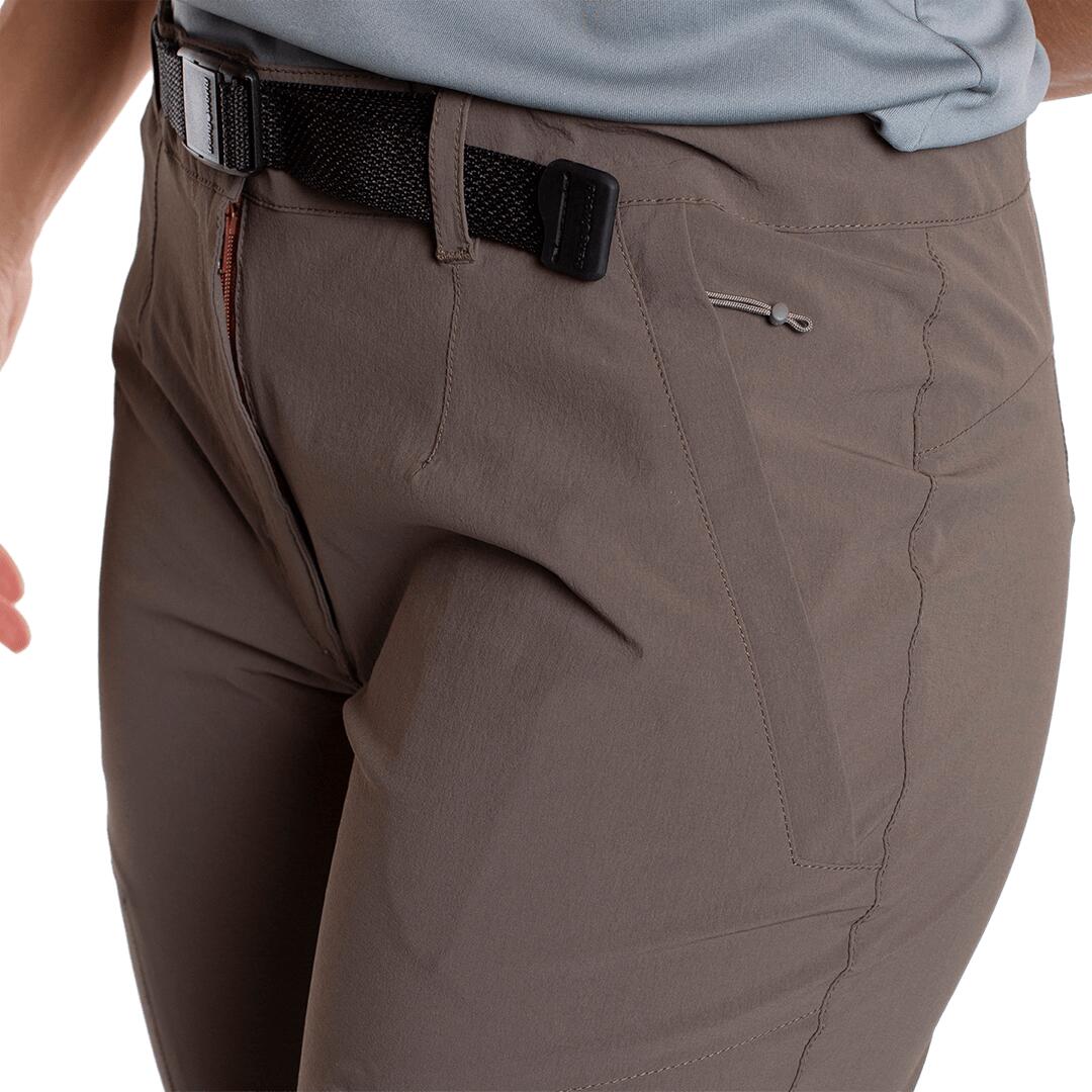 Pantalón para Mujer Trangoworld Shandur th Marrón protección UV+30 5/6
