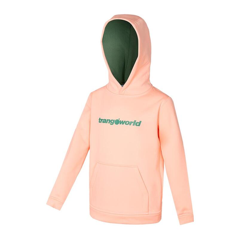 Sudadera para niños Trangoworld Kura Rosa/Verde