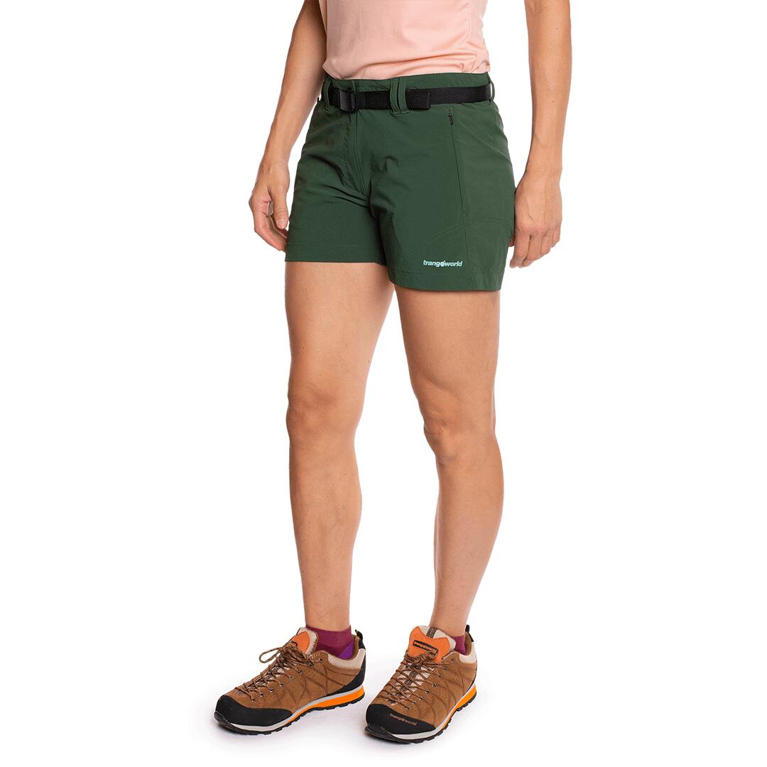 Pantalones cortos para Mujer Trangoworld Bamba Verde 3/6