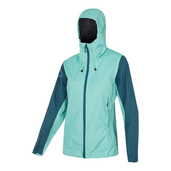 Chaqueta para Mujer Trangoworld Kanchenjunga Azul/Gris/Azul Impermeable