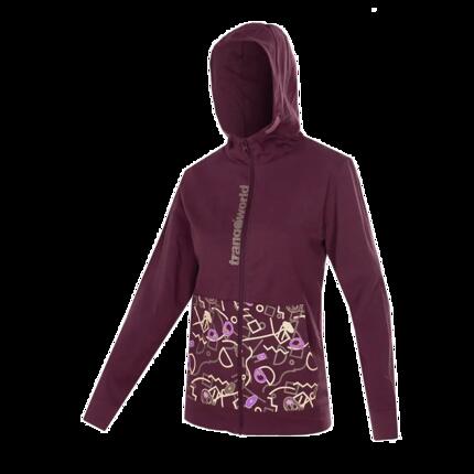 Sudadera con cremallera para Mujer Trangoworld Rozes Gris