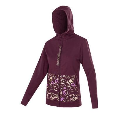 Sudadera con cremallera para Mujer Trangoworld Rozes Rosa