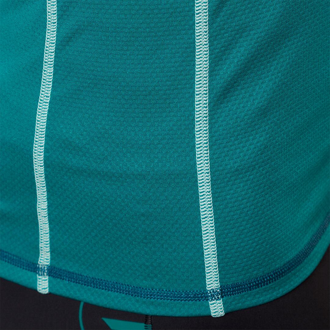 Camiseta de Trail Running para Mujer Trangoworld Danxia Verde/Azul 5/6