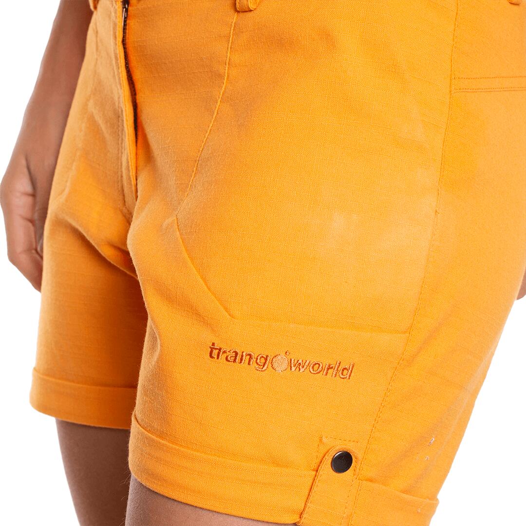 Pantalones cortos para Mujer Trangoworld Andraz Rosa/Negro 5/6