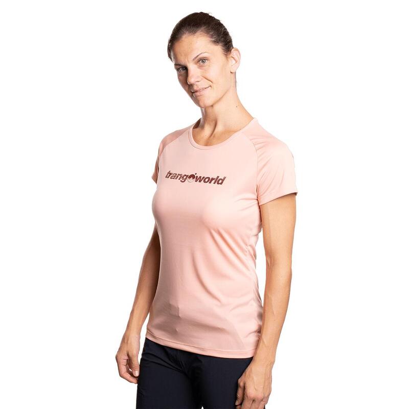 Camiseta de manga corta para Mujer Trangoworld Chovas th Rosa