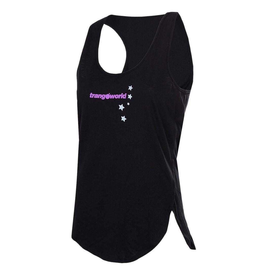 Camiseta para Mujer Trangoworld Cherz Negro 1/5