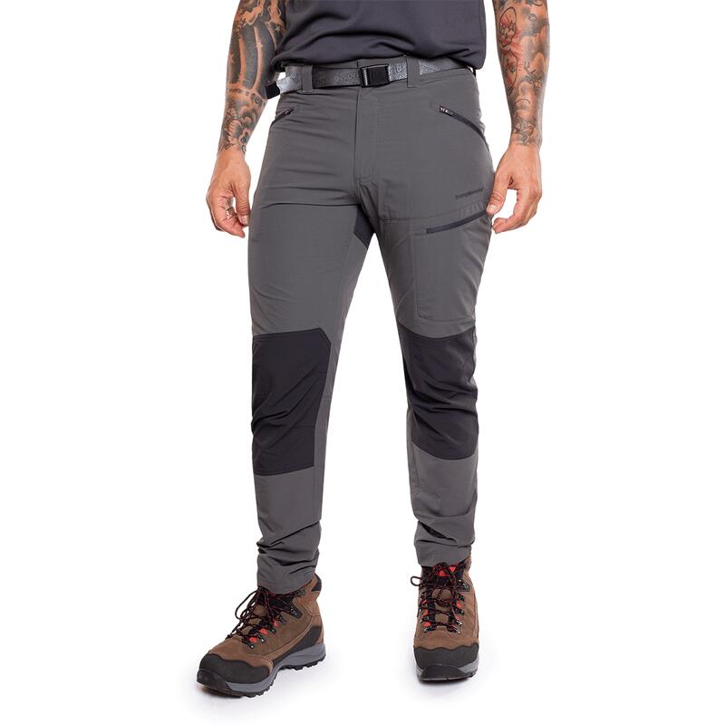 Pantalón para Hombre Trangoworld Drohmo th Gris/Negro