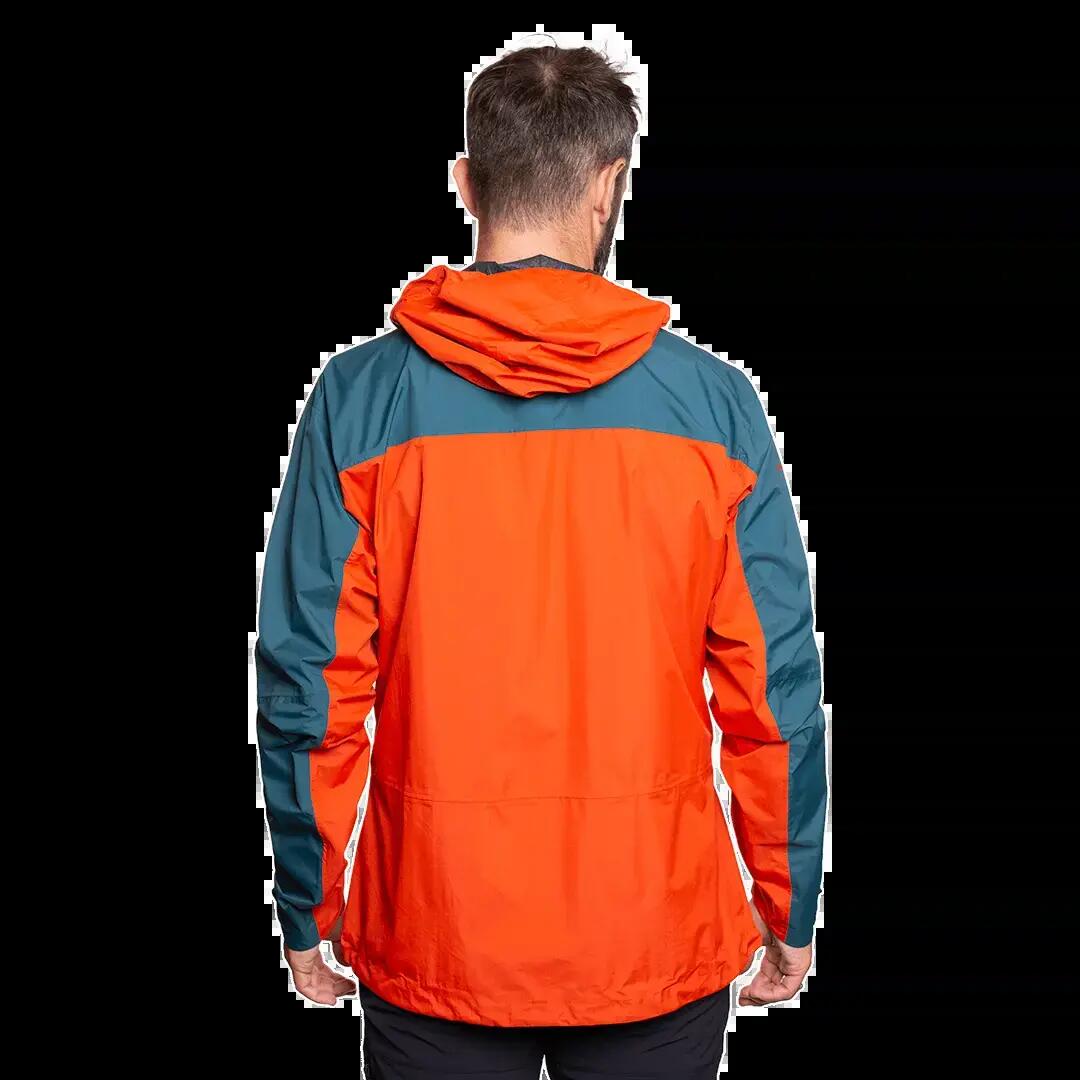 Chaqueta para Hombre Trangoworld Kilimanjaro Naranja/Gris/Azul Impermeable 4/7