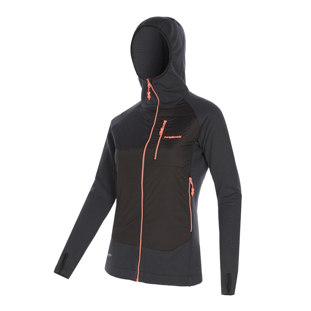 Chaqueta para Mujer Trangoworld Trx2 hybrid lt wm pro Negro 1/7