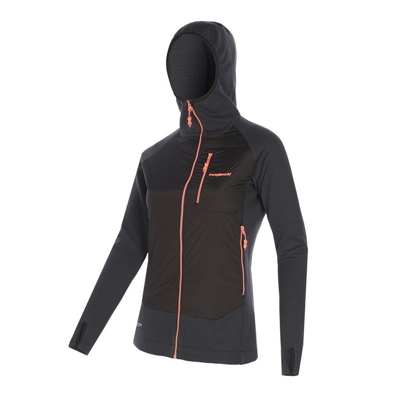 Chaqueta para Mujer Trangoworld Trx2 hybrid lt wm pro Negro