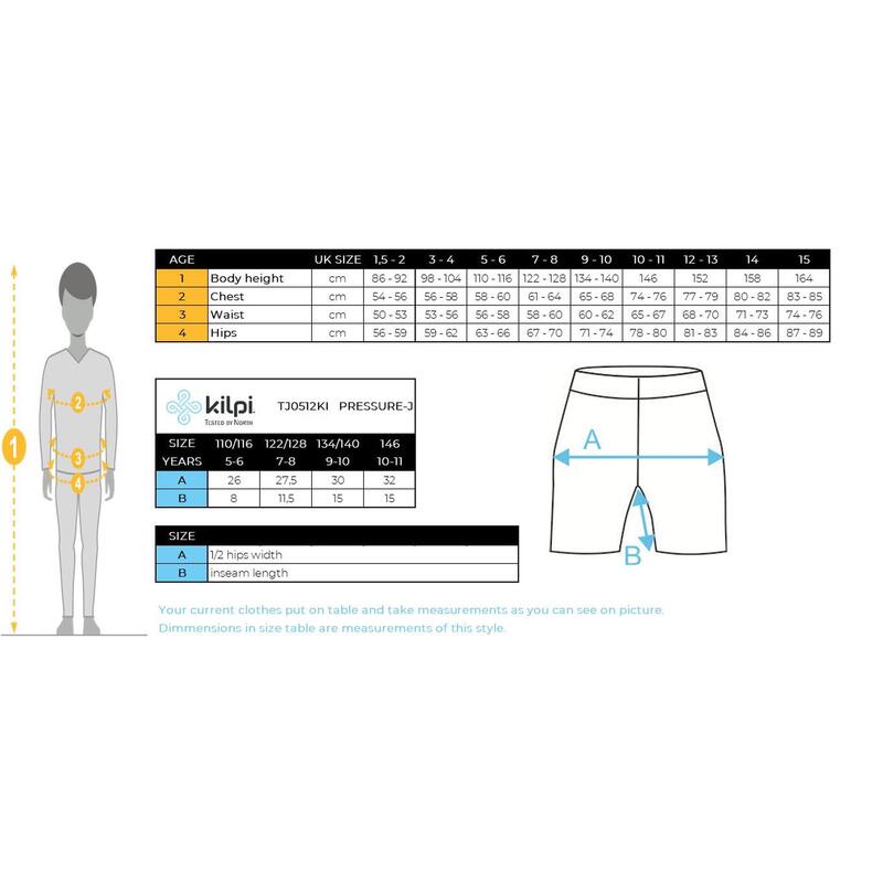 Szorty rowerowe dziecięce Kilpi PRESSURE-J